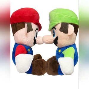 2-Piece Plush Mario & Luigi– Soft 10'' Game Fan Gift Set